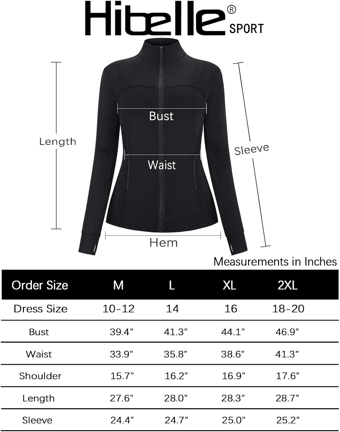 Hibelle Women's Full Zip Running Track Jacket Workout Plain/Tie Dye Jackets with Zipper Pockets: Clothing