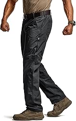 CQR Men's Military Cargo Pants, Water Resistant
