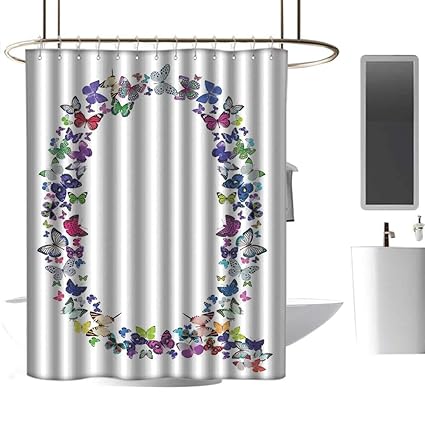 Amazon Com Coolteey Shower Curtains Kids Boys Letter Q Spring