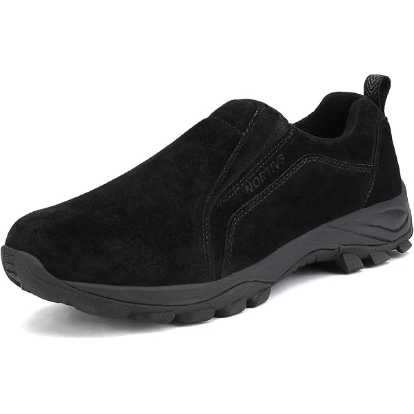 KingSize Shoes Mens 11 Wide Big & Tall Suede Slip-On Shoes Comfort Walking KingSize Suede Slip-On Shoes - 11 W, Black : Target main image 2