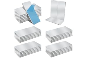 TANEMUDO 24 Pcs Aluminum Sheet Welding Kit for Beginners, 1/8" Thick and 2" x 4" Plain Aluminum Plates for Mig Tig Stick Arc 