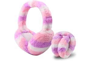 Toddler Kids Earmuffs Winter Girl Ear Muffs With fluffy Plush Warm Ear Covers 3-8Y