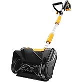 Cordless Snow Shovel Compatible with DeWalt 20V MAX Battery (Tool Only), 11" Lightweight Electric Snow Blower with 20FT Max T