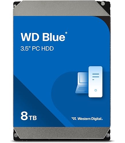 内蔵型ハードディスクドライブ Western Digital WD Blue 8TB HDD WD80eazz Western Digital WD80EAAZ ［WD Blue 8TB］ WD Blue 内蔵型