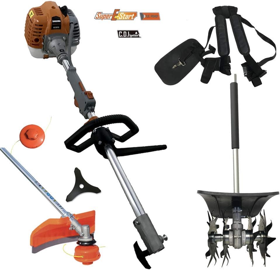 SAKAWA Desbrozadora Motoazada Divisible multifuncion 32 CC ...