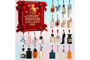 2025 Luxury Perfume Advent Calendar, 24-Day Acrylic Perfume Display Gift Set, 24 Days of Designer Fragrances for Women & Men 