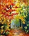 Assorted Paint-by-Number Kits for Adults - Autumn Walk (Frameless) - Includes Brushes, Paints and Numbered Canvas - 16'' x 20'' - Great for kids and adults - by Red Stapler