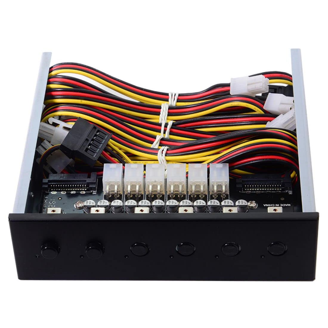 CY Hard Disk 6 Ways Control System Intelligent Control Management System HDD SSD Power Switch with 5.25 CD-ROM Bay