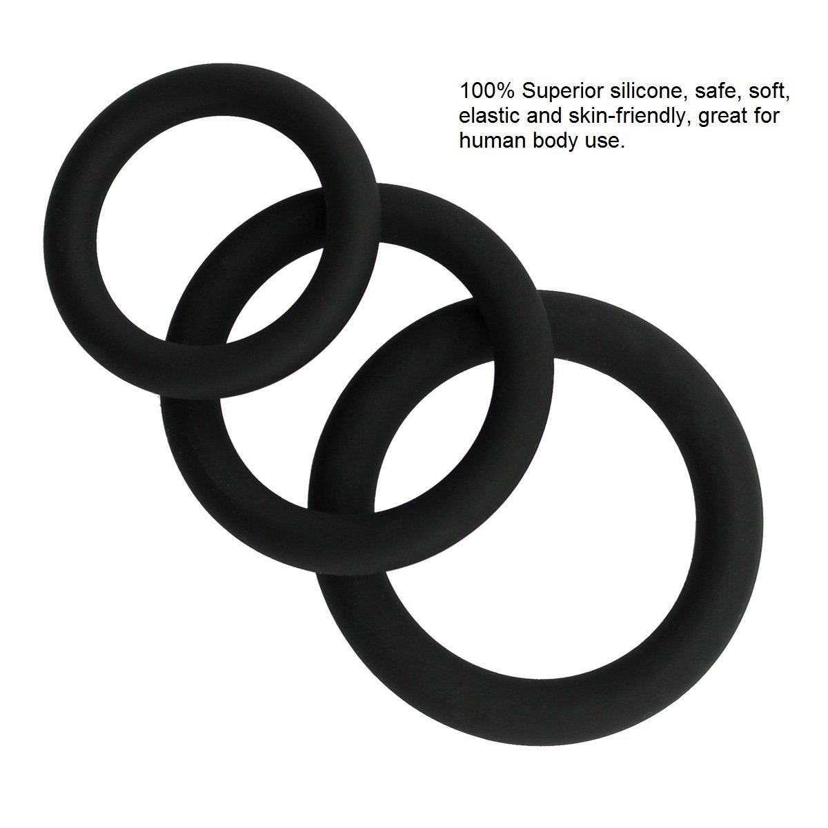 James Love Penisringe PREMIUM Medizinisches Silikon Cockring & Hodenringe für harte und lange Erektion, Sexspielzeug für Männer zur Potenzsteigerung