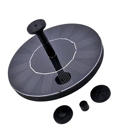 Segolike Fountain Solar Power Floating Water Pump For Pool Pond Garden And Patio Plants Round 7V 1.4W