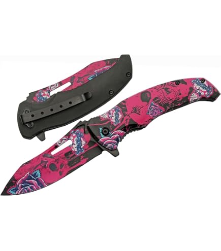 eko　1207 Amazon.com: SZCO 7.75” Red Titanium Finished Predator EDC Folding