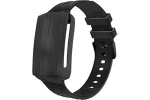 surundo Sport Band Compatible with Whoop Band 4.0 Tracker with Bumper Case, Soft Silicone Waterproof Replacement Wristbands Strap for Whoop 4.0 Band Wearable Health, Fitness & Activity Tracker