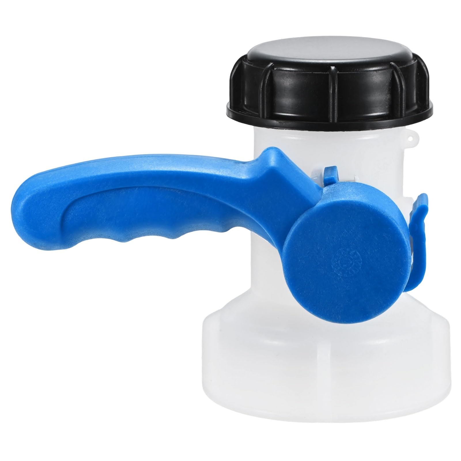 PATIKIL 75mm IBC Tote Tank Adapter DN50 Plastic 1000L IBC Tote Adapter Butterfly Valve Switch IBC Tank Water Container for IBC Water Tank Garden Irrigation