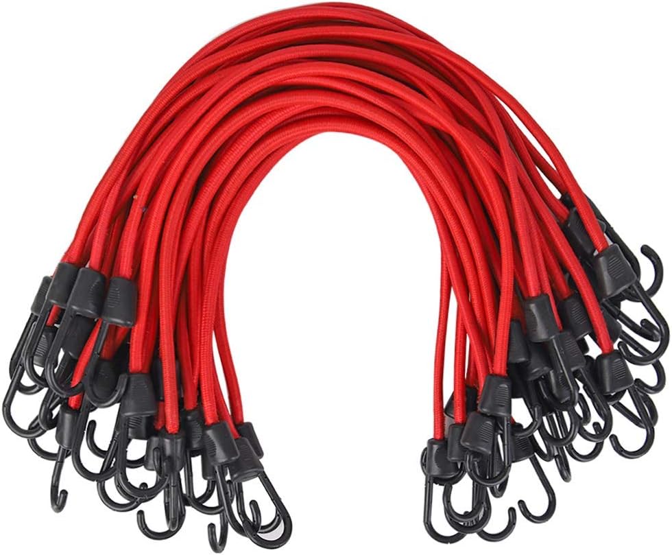 XSTRAP 30PK 23-Inch Red Bungee Cords - - 