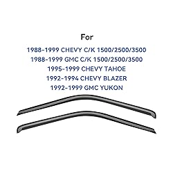 Window Visors Rain Guards for 1988-1999 Chevy/GMC