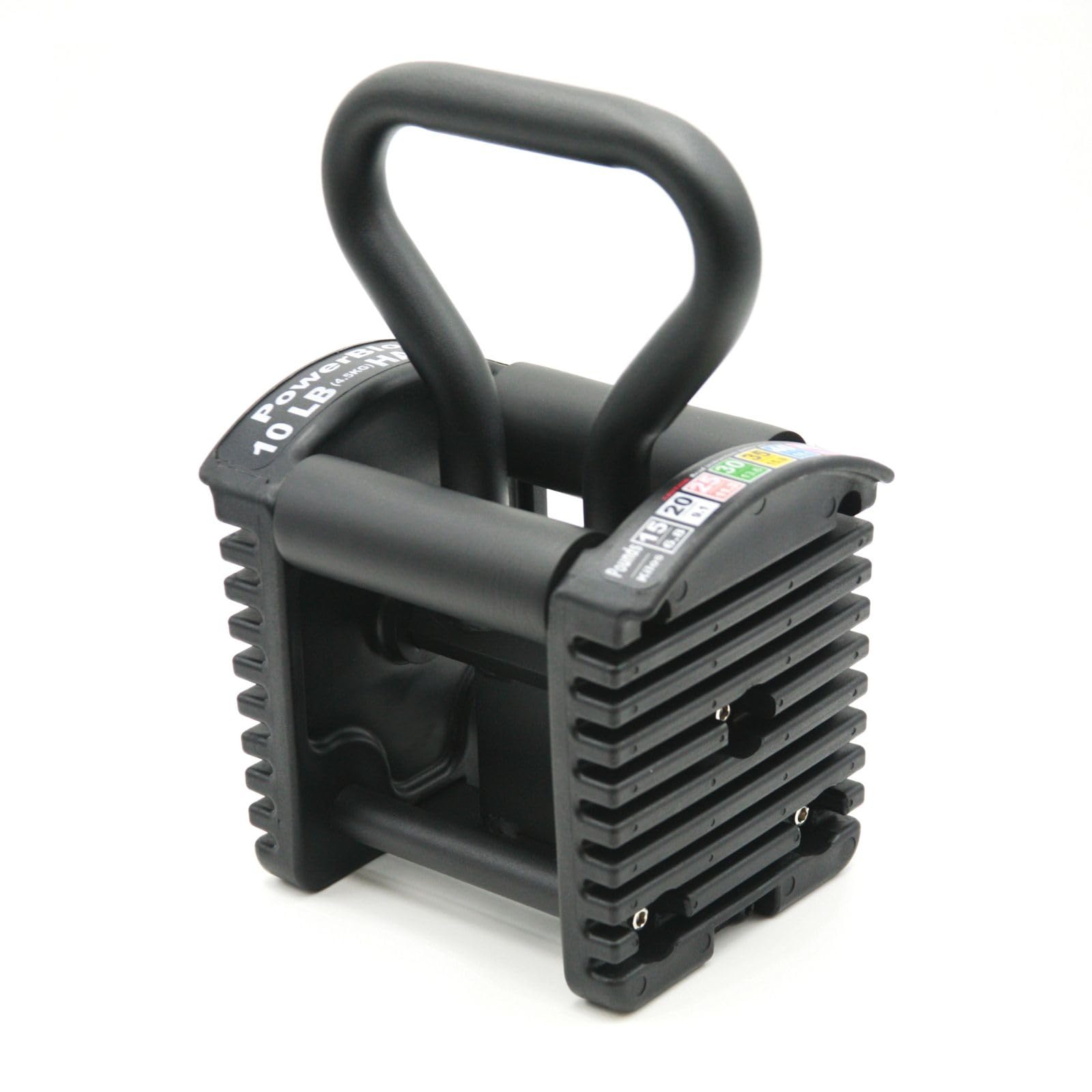 Photo 1 of PowerBlock Pro Series Kettlebell Handle – Compatible Pro Series Dumbbells, Strength Training Accessory, for Home Gym & Commercial Use, Workout Equipment, Black