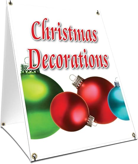 Amazon Com A Frame Sidewalk Christmas Decorations Sign With