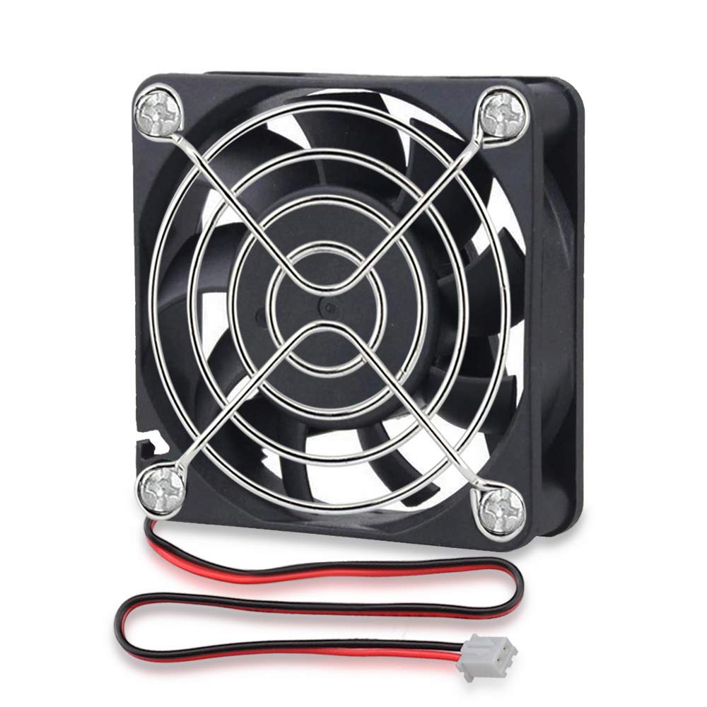 GDSTIME High Performance 60mm PC Cooling Fan 5V Turbo 3800 RPM 60mm Computer Fan, High-Speed Slim Design for Xbox, DVR, Router, TV Box or DIY Projects 6015 Fans Replacement
