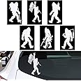 6 Pcs Bigfoot Sasquatch Decal Car Bumper Sticker 5 Inch Bigfoot Sasquatch Vinyl Decal Sticker for Car Truck Van SUV Window Fun Motorcycle Laptop Home Decor(Simple Style)