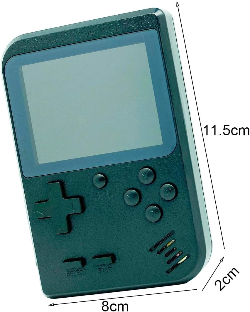 Retro Mini Game Machine,Handheld Game Console with 400 Classical FC Games 2.8-Inch Color Screen Support for TV Output , Gift Birthday for Kids, Adults (Gameboy Red) (Gameboy Black): Toys & Games