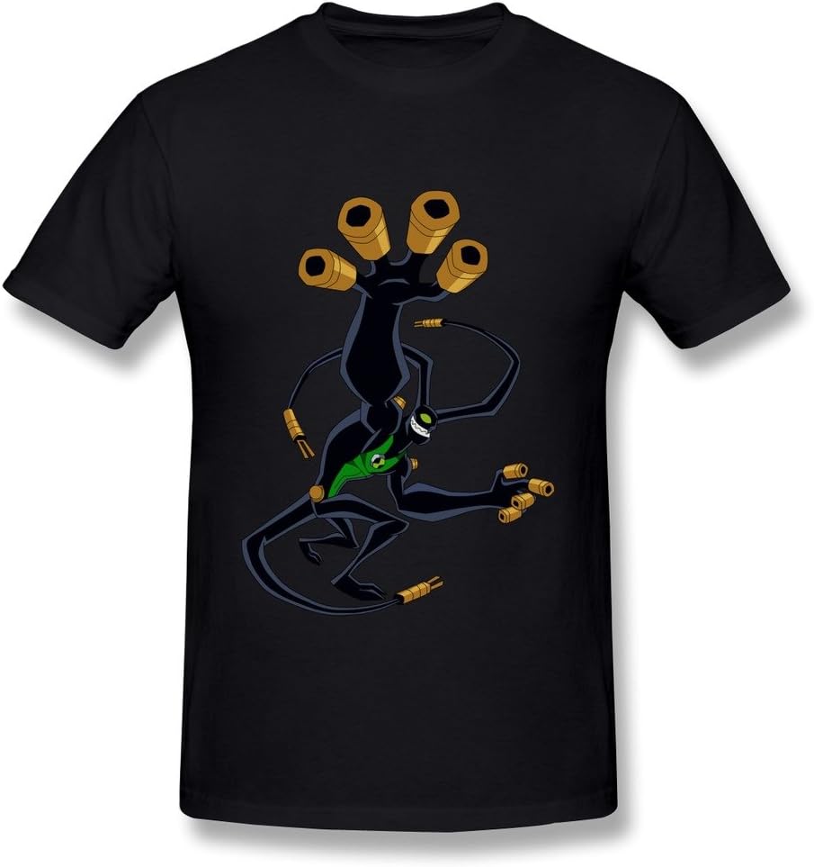 CaiTian Men's Ben 10 Omniverse Alien Plumber T-Shirt