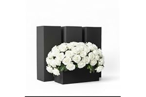 XCEL Floral Foam for Flower Arrangements Floral Foam Blocks - Reusable, Weather Resistant Craft Foam Fresh & Artificial Flower Arrangements, Styrofoam Block (Black 9" x 3" x 3" - 4 Pack)