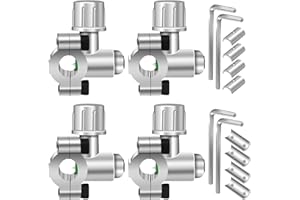 FANOVO BPV31D Bullet Piercing Valve Kit, 4Pcs BPV-31 Refrigerator Tap Valve Set-Line Tap Valve Kit, for 1/4 Inch, 5/16 Inch, 3/8 Inch Outside Diameter Universal Refrigerator Tube - 4Pack