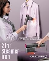 Jack & Rose Travel Steamer 100-240V Dual Voltage Handheld Garment Steamer view 7