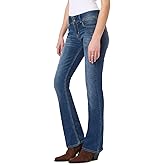 WallFlower Luscious Curvy Bootcut Jeans for Women, Mid-Rise Insta Stretch Denim, Size-Inclusive Juniors Jeans, Sizes 0 to 24