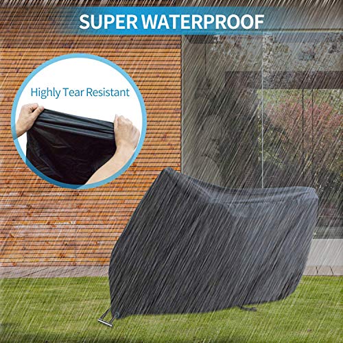 Motorhoes, Wintervast Waterdicht Motorzeil Buiten 190T Oxford Stof Met Vergrendelingsgaten Stofdicht Motorzeil voor… - Image 7