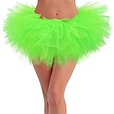 Tutus for Women Adult Tutu Skirts for Women 5 Layers Tulle Skirt Halloween Tutu Womens Tutu Skirt 80s Costumes for Women
