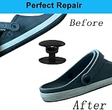 Koomduk 8 Sets Replacement Rivets for Beach Clog Shoe Strap Repair view 2