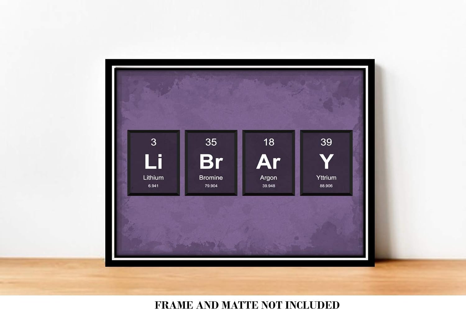 Amazon Com Library Periodic Table Of Elements School