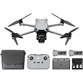 DJI Air 3S Fly More Combo (RC-N3), Drone with 1" CMOS Wide-Angle & Medium Tele Camera, 4K/60fps HDR Video, Nightscape Omnidir