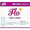 Flo Bamboo Daily Panty Liners Wrapped + Ultra Thin (24 liners)
