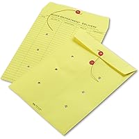 QUA63576 - Colored Paper String amp; Button Interoffice Envelope