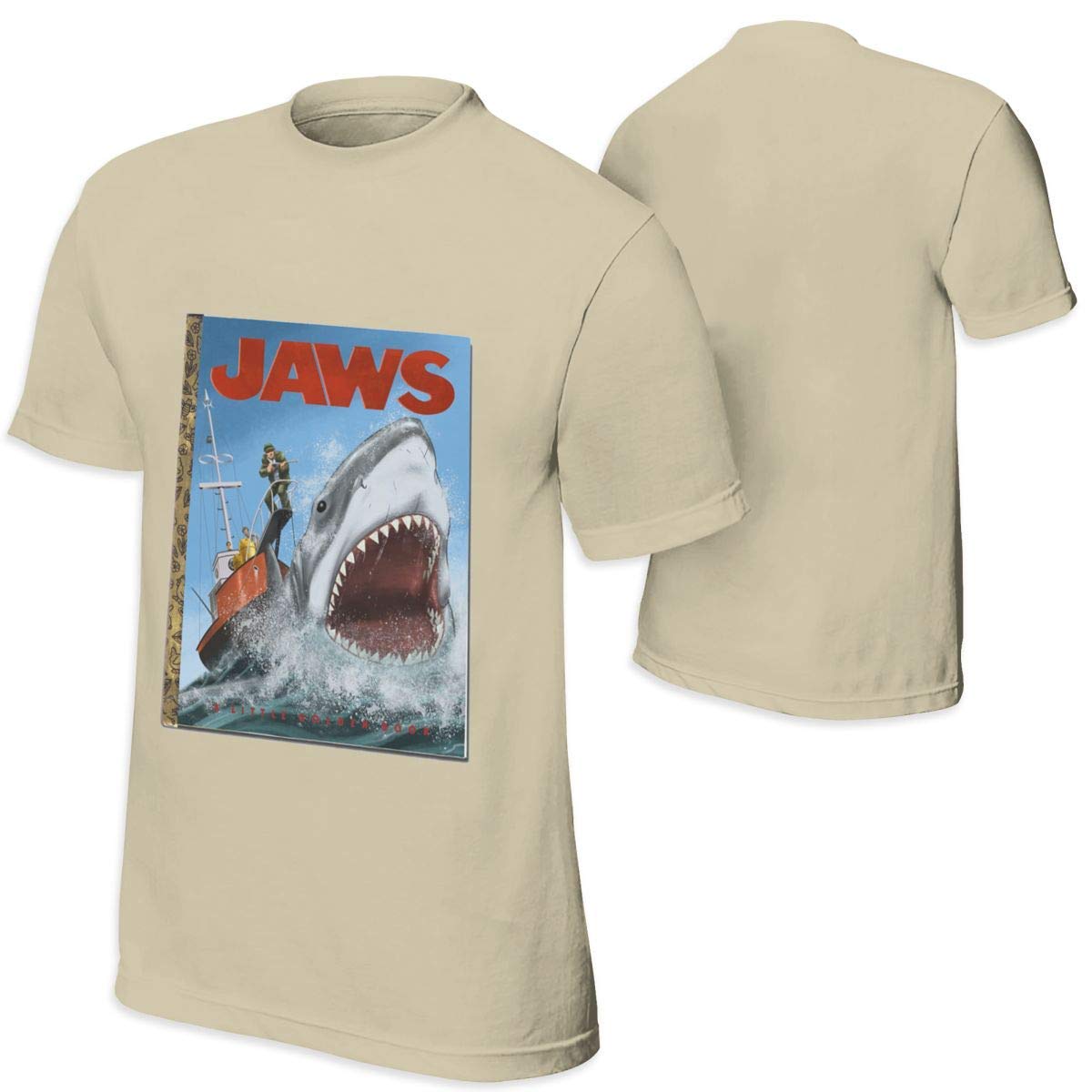 S Funny T Shirt Jaws Shark Original Crew Neck Short Sleeve T Shirt 9516