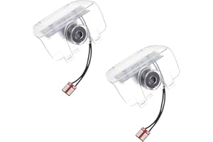 RLRHOO Non-Fading Car Door LED Logo Projector Welcome Lamp Door Light Puddle Lights Kit Compatible with Accessories Accord 2003-2022 (White Classic, New Accord/Spirior/Odyssey/Elysion/CR-Z)