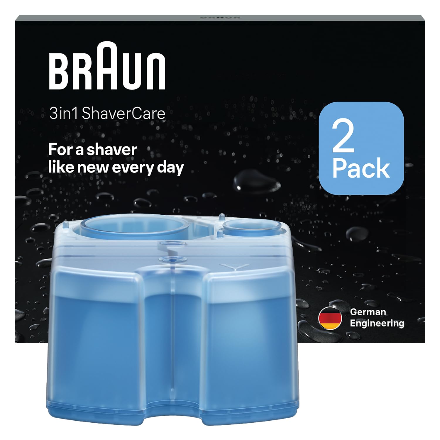 BRAUN Cleaner fluid For electric shavers Activator series, Synchro series