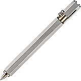 SMOOTHERPRO Superior Bolt Action Pen Heavy Duty Six Edge Stainless Steel Barrel Brass Slide Front Compatible with Parker Refi