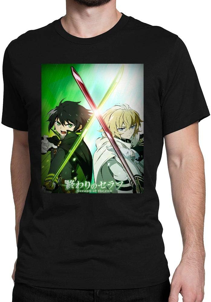 GOOD COME FROM Men's Owari No Seraph Short Sleeve T Shirt