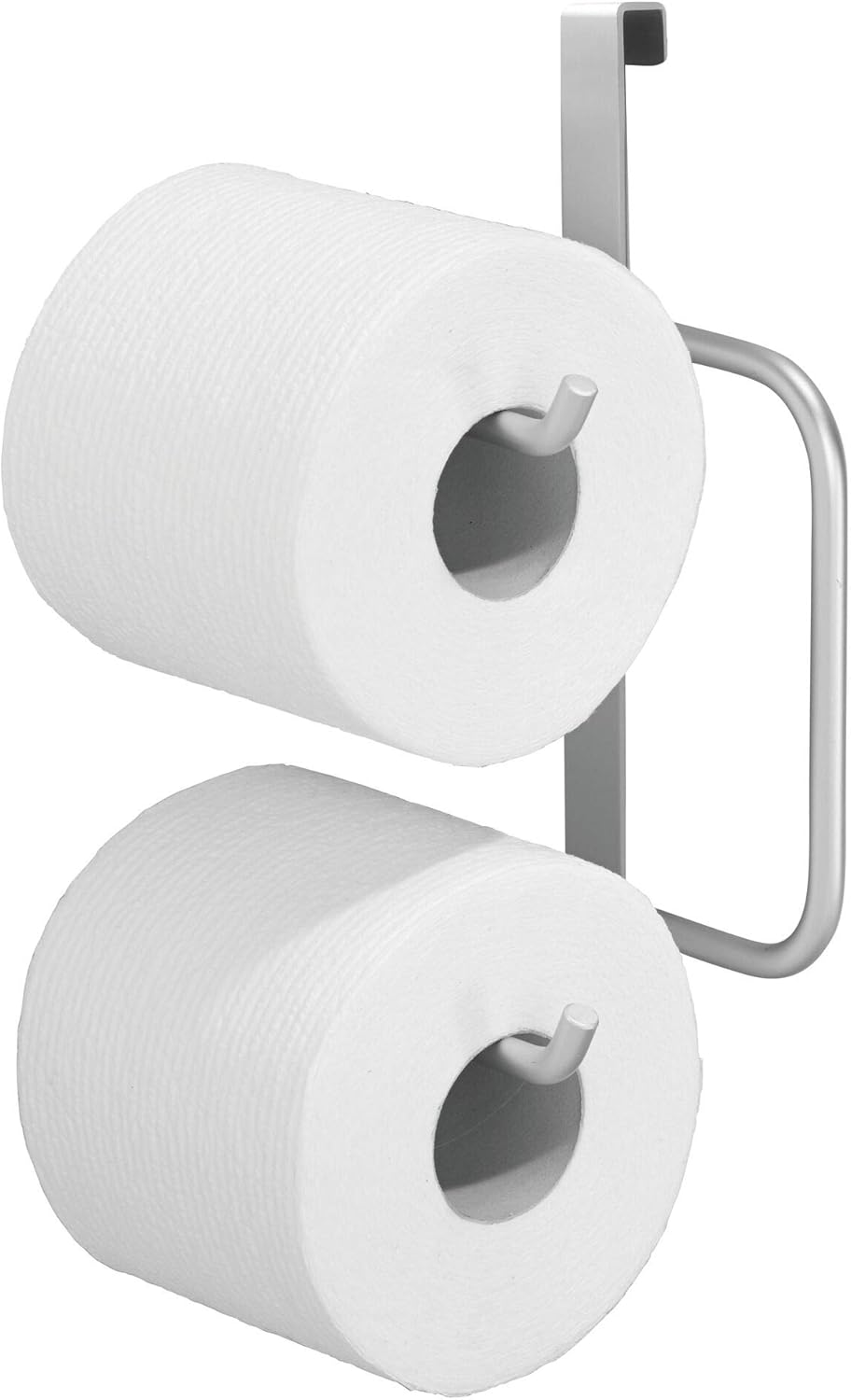iDesign Metro Aluminum Over-The-Tank Hanging Toilet Paper, 6.27" x 4.34" x 8.45", Tissue Dispenser: Kitchen & Dining