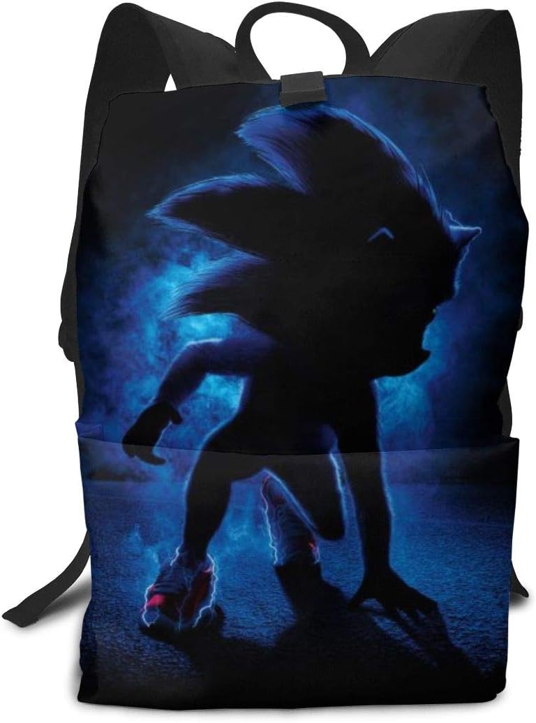 Sonic The Hedgehog Lightweight Backpack Laptop Bag Back To School For Men Women