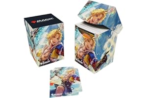 Ultra Pro - Final Fantasy x Universes Beyond Tidus (Commander) 100+ Deck Box for Magic: The Gathering | Trading Card Accessories, Collectible Card Game Gear, Fantasy Gaming Supplies