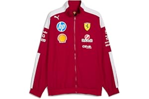 PUMA Scuderia Ferrari F1 2025 Drivers T7 Oversized Jacket - Red