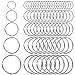 Selizo 200Pcs Split Key Rings Bulk for Keychain and Crafts (5 Size) primary