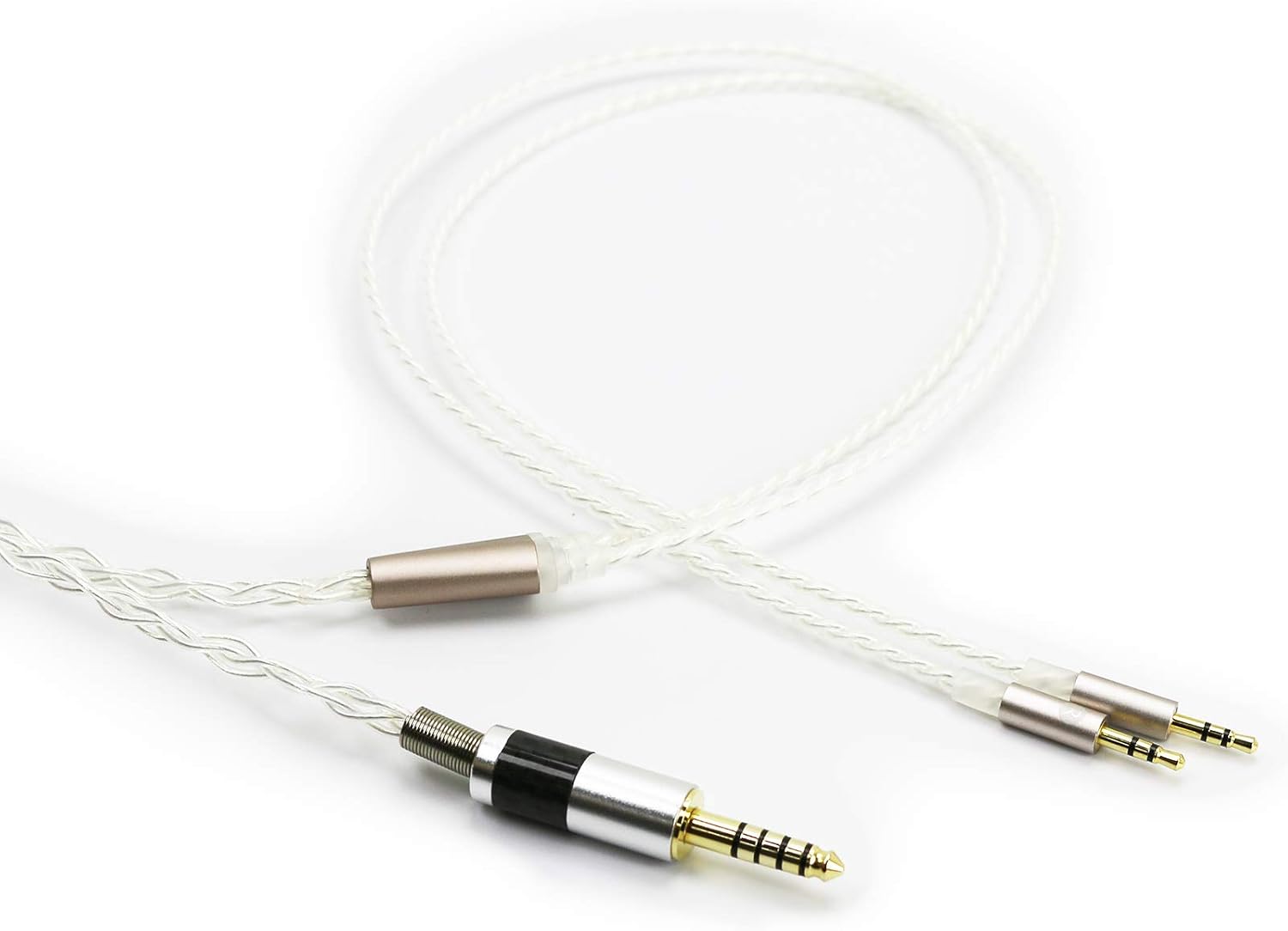 ABLET HiFi Cable with 4.4MM Balanced Male to Dual 2.5mm male Compatible with Hifiman HE400S, HE-400I - Image 4
