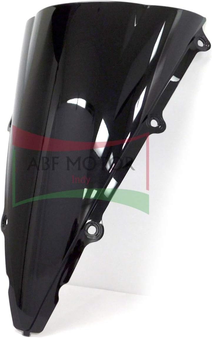 Protek ABS Plastic Injection Black Smoke Double Bubble Transparent Windscreen Windshield for 2002 2003 Yamaha YZF R1
