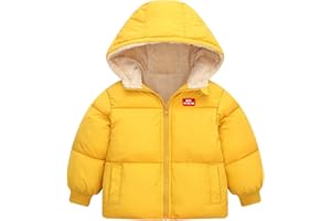 CYTAFE Winter Down Coats for Kids Baby Boys Girls Light Puffer Padded Jacket with Hooded Toddler Outerwear