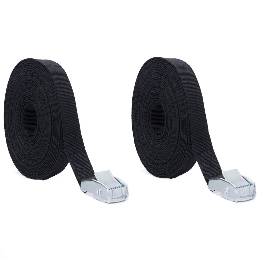 Pack of 4 CAM Buckle TIE Down Straps ROOF Rack Trailers Cargo 25MM X